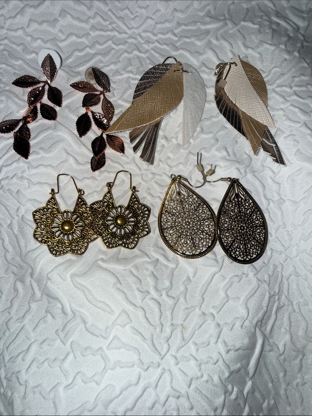 Set of 4 Dangle Earrings